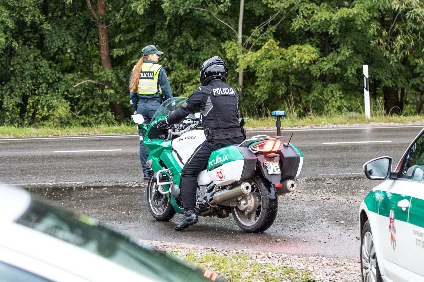 Policijos reidas / R. Tenio nuotr.