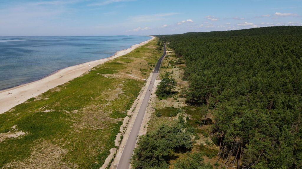 Dviračių tako nuo Smiltynės iki Nidos rekonstrukcija / „YIT Lietuva“ nuotr.