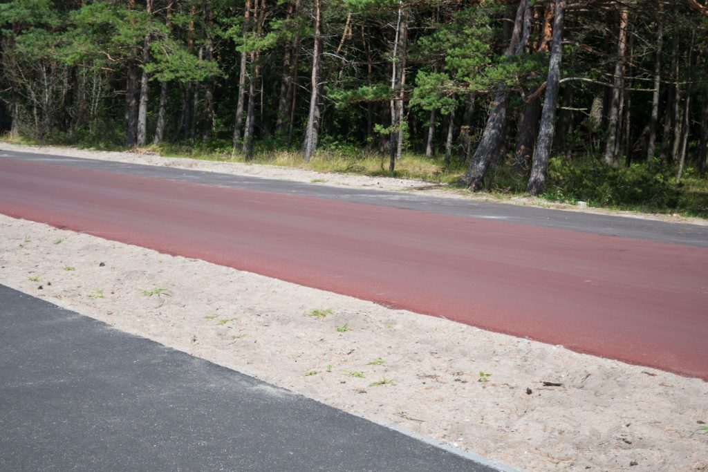 Dviračių tako nuo Smiltynės iki Nidos rekonstrukcija / „YIT Lietuva“ nuotr.