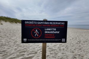 Paplūdimys Nidoje ties Grobšto rezervatu / Kas vyksta nuotr.