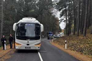 Avarija kelyje Smiltynė - Nida / „Kas vyksta Neringoje“ nuotr.