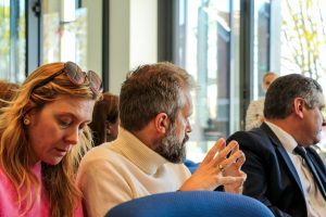 Diskusija apie festivalį ant bangos (S. Igoninaitės nuotr.)