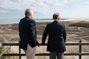 Lietuvos ir Lenkijos prezidentų vizitas Neringoje / R. Dačkaus, Lietuvos Respublikos Prezidento kanceliarijos nuotr.