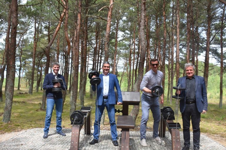 Nauji treniruokliai Nidoje / Neringos sav. nuotr.