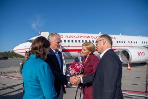 Lietuvos ir Lenkijos prezidentų vizitas Neringoje / R. Dačkaus, Lietuvos Respublikos Prezidento kanceliarijos nuotr.